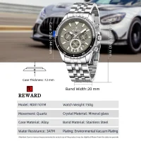REWARD VIP RD81101M Wholesale Men's Chronograph Sports Watch Bulk - 0 Image