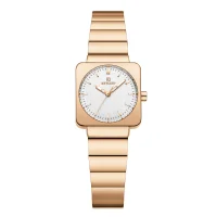 Reward RD212526L Women Square Case Round Dial Luminous Vintage Slim Watch - 0 Image
