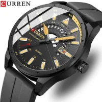 Wholesale CURREN 8421 Men's Minimalist Waterproof Sport Watches - 5 Image