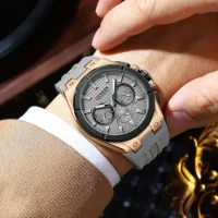 Curren 8487 Original Glow in the Dark Men's High Quality watches - 3 Image
