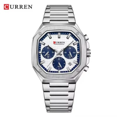 Curren 8459 Men's Watch Chronograph Classic Sport Luminous Watches