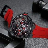MINI FOCUS MF0402G Auto Date 3-Subdial Men's Chronograph Watches - 6 Image