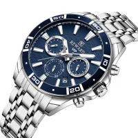 Reward VIP Watch Wave Dial Luminous Stainless Steel Fashion Watches RD81134M - 3 Image
