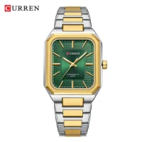 CURREN 8457 Wholesale Square Stainless Steel Quartz Men's Watch - 1 Image