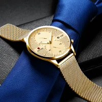 Reward RD82001M Men's Luxury Waterproof Ultra Thin Wrist Watches - 4 Image