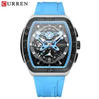 CURREN 8443 Wholesale Men's Chronograph Silicone Watch 3ATM In Stock - 5 Image