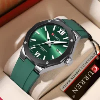 Curren 8465 Men's Quartz Wrist Watch Luminous Luxury Wristwatch - 5 Image