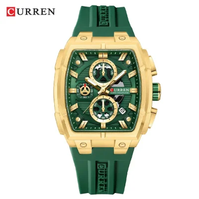 CURREN 8488 Men's Waterproof 3-Subdial Chronograph Watch