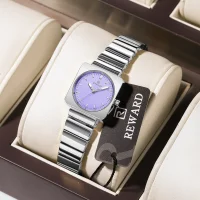 Reward RD212526L Women Square Case Round Dial Luminous Vintage Slim Watch - 7 Image