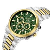 REWARD Men's Honeycomb Chronograph Stainless Steel Watch RD813050M - 8 Image