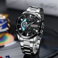 CURREN 8402 Factory Direct Multifunction Chronograph Waterproof Watch Dropshipping - 6 Image