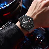 Wholesale CURREN 8421 Men's Minimalist Waterproof Sport Watches - 2 Image