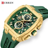 CURREN 8488 Men's Waterproof 3-Subdial Chronograph Watch - 8 Image