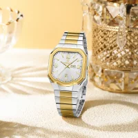 REWARD RD613377M Men's Large Square Waterproof Quartz Steel Watch - 3 Image