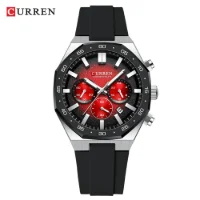 Black silver red