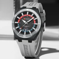 CURREN 8491 Minimalist Silicone Strap Men's Watch|30M Water Resistant - 2 Image