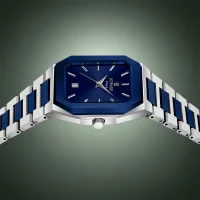 REWARD Men's RD613151M Ultra-Thin Square Quartz Watch 30M Water Resistant - 2 Image