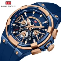 MINI FOCUS MF0402G Auto Date 3-Subdial Men's Chronograph Watches - 5 Image