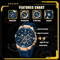 Wholesale REWARD RD83965M Chronograph Quartz Watches Auto Date - 6 Image