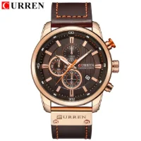 rose gold case coffee dial
