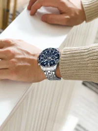 Reward VIP Watch Wave Dial Luminous Stainless Steel Fashion Watches RD81134M - 4 Image