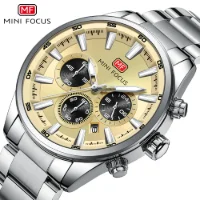 MINI FOCUS MF0634G New Men Calendar Chronograph Quartz Wristwatch - 3 Image