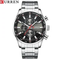 Curren 8351 Fashion Casual Men Quartz Chronograph Luxury Watches - 6 Image
